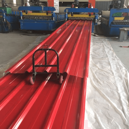 PPGI Trapezoidal Steel Roofing Sheet for Ghana